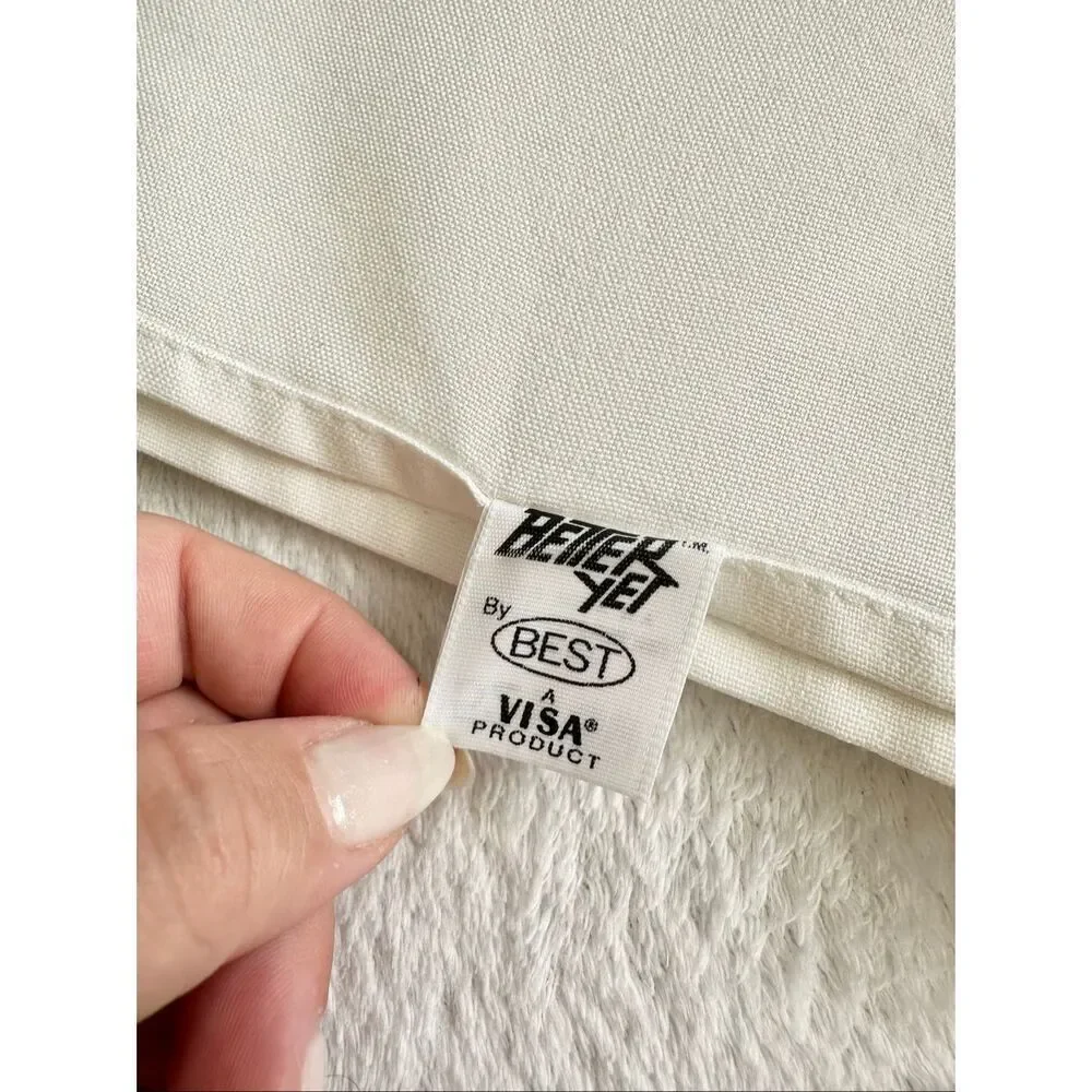 Better Yet by Best - a visa product - white table cloth - 52 x 69 inches